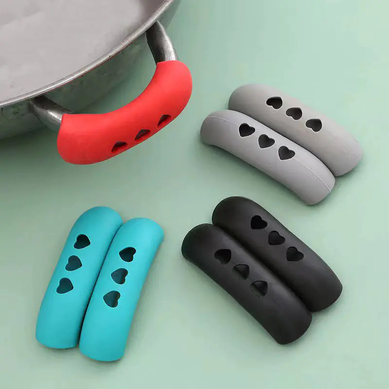 Heat Resistant Silicone Pot Holder Sleeve for Kitchen