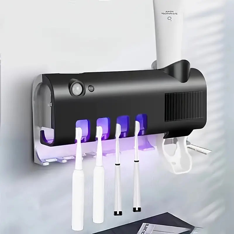 Toothbrush UV Sterilizer with Wall Mounted Holder (1pc)