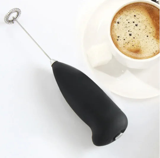 Electric Milk Frother and Whisk Mixer for Kitchen