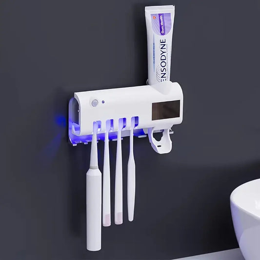 Toothbrush UV Sterilizer with Wall Mounted Holder (1pc)