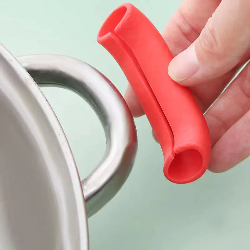 Heat Resistant Silicone Pot Holder Sleeve for Kitchen